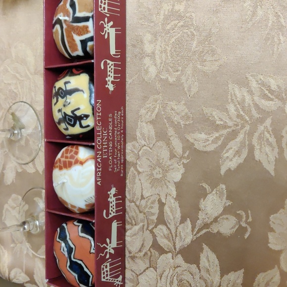 African Collection Ethnic Floating Candles - Picture 3 of 9